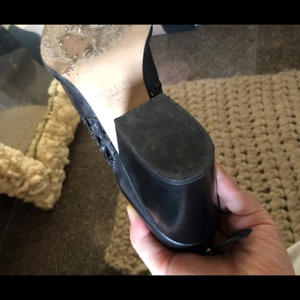 ZARA braided ankle boots - Picture 5 of 15